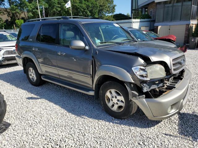 5TDBT44A04S220557 - 2004 TOYOTA SEQUOIA SR5 GRAY photo 4