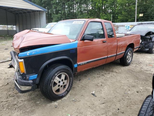 1GCDT19ZXM2304687 - 1991 CHEVROLET S TRUCK S10 BROWN photo 1