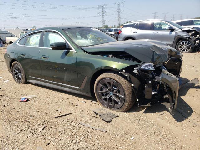 WBY43AW08PFR41336 - 2023 BMW I4 EDRIVE3 GREEN photo 4