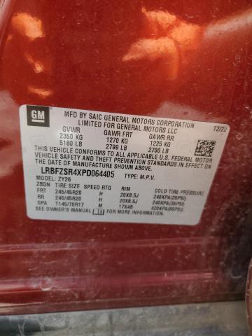 LRBFZSR4XPD064405 - 2023 BUICK ENVISION AVENIR MAROON photo 12