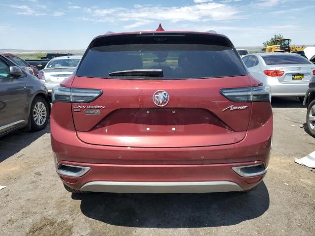 LRBFZSR4XPD064405 - 2023 BUICK ENVISION AVENIR MAROON photo 6