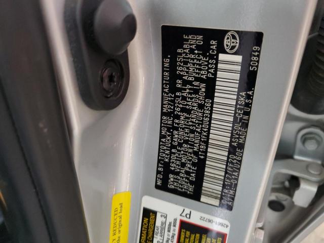 4T1BF1FK4DU638560 - 2013 TOYOTA CAMRY L SILVER photo 13