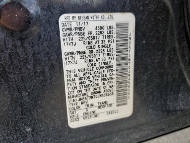 JN8AT2MT0JW458555 - 2018 NISSAN ROGUE S 黑色 照片 14