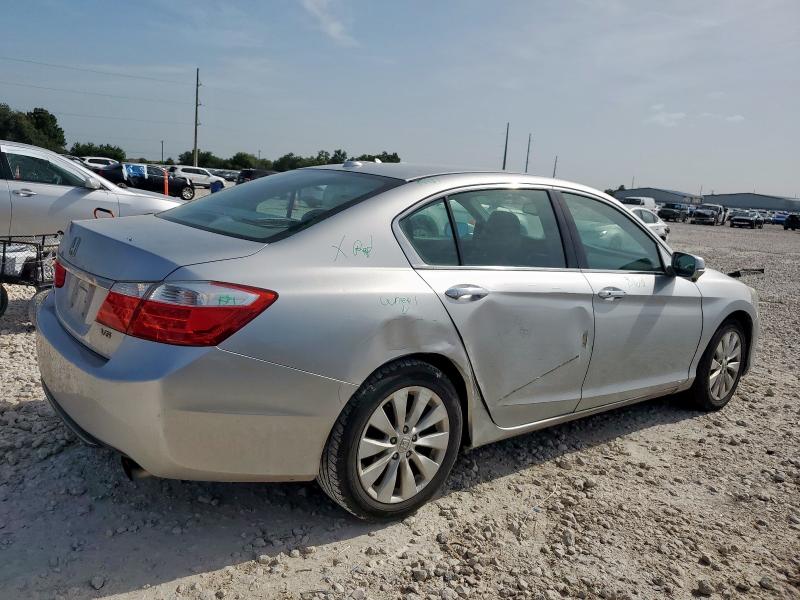 1HGCR3F87DA032527 - 2013 HONDA ACCORD EXL SILVER photo 3