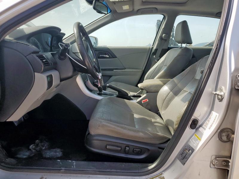 1HGCR3F87DA032527 - 2013 HONDA ACCORD EXL SILVER photo 7