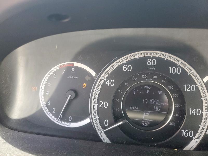 1HGCR3F87DA032527 - 2013 HONDA ACCORD EXL SILVER photo 9