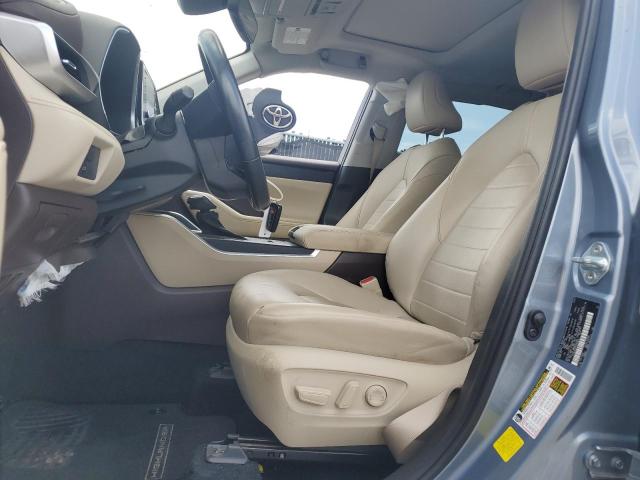 5TDGZRAH3MS060046 - 2021 TOYOTA HIGHLANDER XLE BLUE photo 7