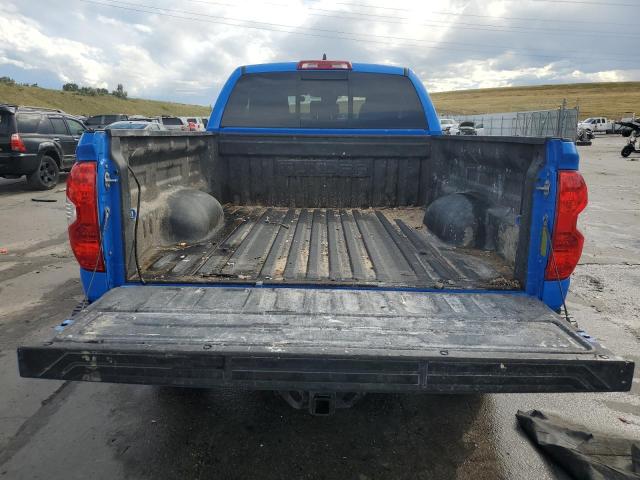 5TFUY5F14LX929112 - 2020 TOYOTA TUNDRA DOUBLE CAB SR/SR5 BLUE photo 6