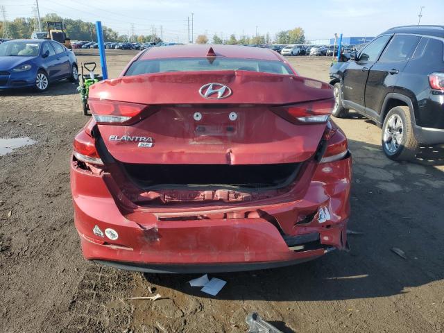 KMHD74LF4HU067236 - 2017 HYUNDAI ELANTRA SE RED photo 6