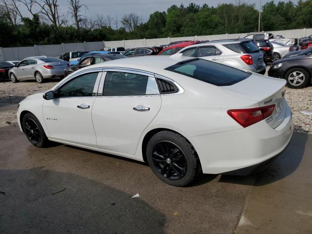 1G1ZE5ST1HF258901 - 2017 CHEVROLET MALIBU LT WHITE photo 2