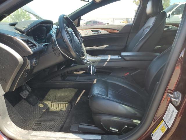 3LN6L5E96HR655437 - 2017 LINCOLN MKZ RESERVE ბურგუნდია ფოტო 7