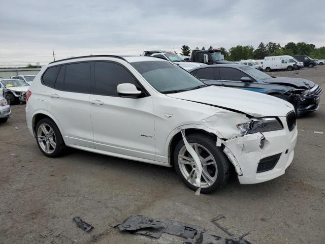 5UXWX7C56DL982030 - 2013 BMW X3 XDRIVE35I WHITE photo 4