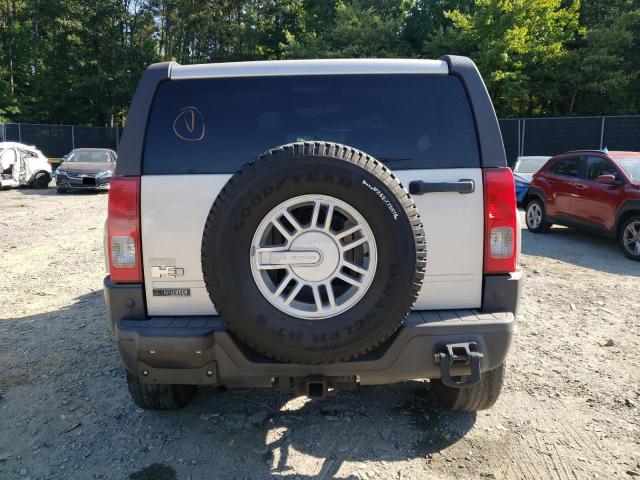 5GTEN13E888118209 - 2008 HUMMER H3 TAN photo 6