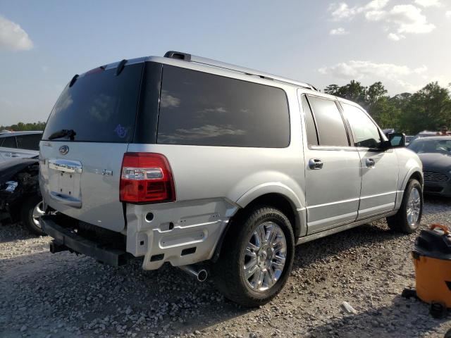 1FMJK1K50BEF08015 - 2011 FORD EXPEDITION EL LIMITED SILVER photo 3