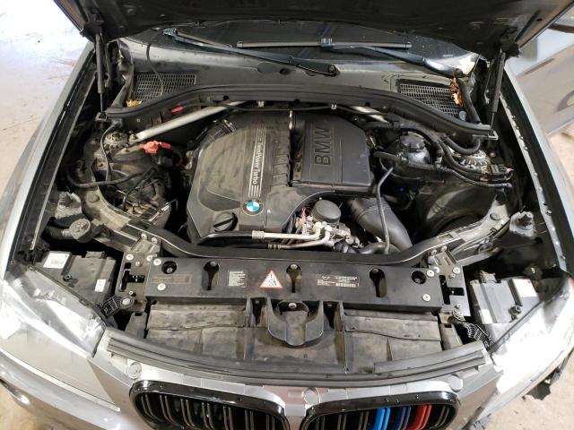 5UXWX7C56DL976986 - 2013 BMW X3 XDRIVE35I GRAY photo 12