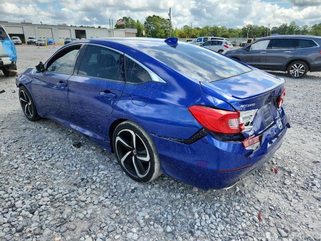 1HGCV1F37JA153154 - 2018 HONDA ACCORD SPORT ლურჯი ფოტო 2