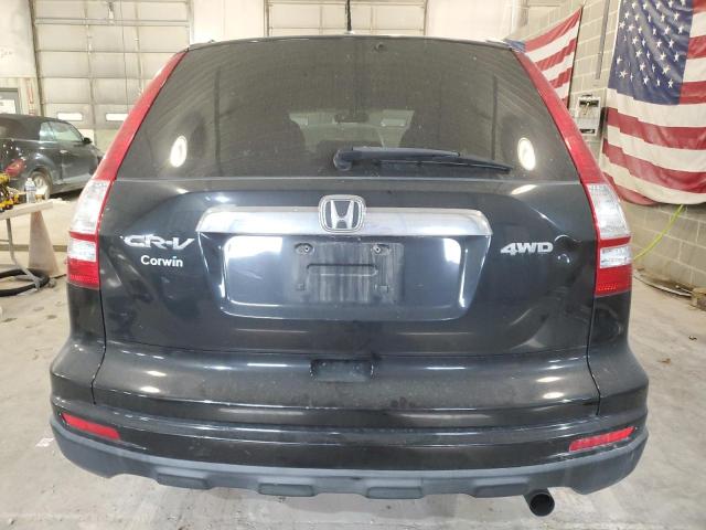 JHLRE4H74AC011670 - 2010 HONDA CR-V EXL BLACK photo 6