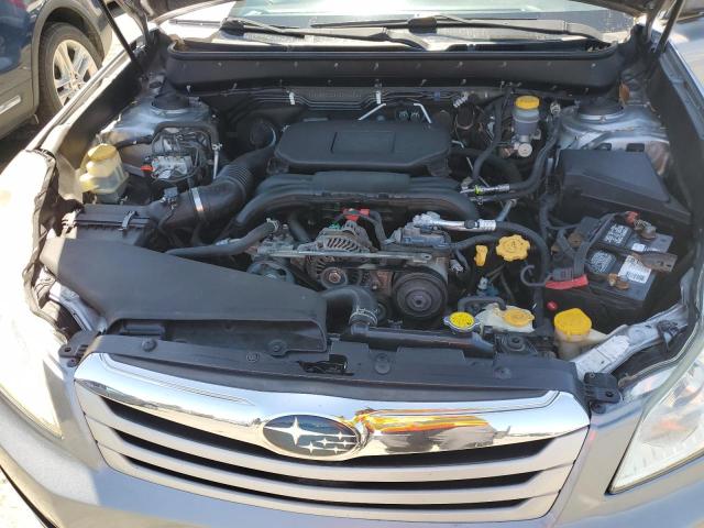 4S4BRCAC6A3314076 - 2010 SUBARU OUTBACK 2.5I GRAY photo 11