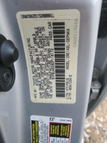 5YFBU4EE8DP118172 - 2013 TOYOTA COROLLA BASE Plata foto 13