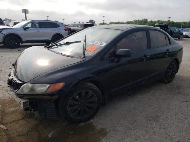 19XFA1F99AE016855 - 2010 HONDA CIVIC EXL BLACK photo 1