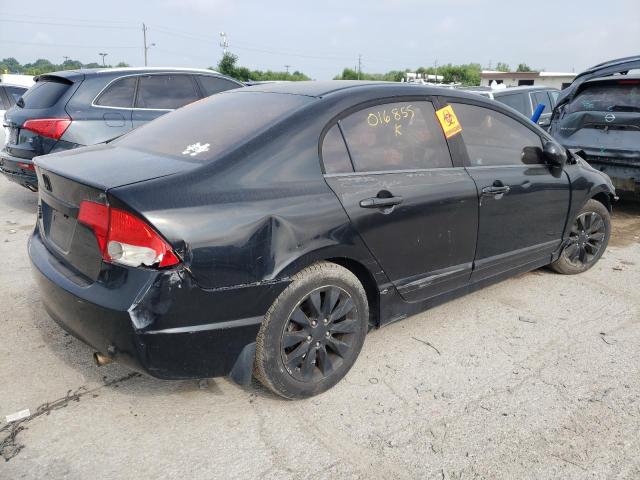 19XFA1F99AE016855 - 2010 HONDA CIVIC EXL BLACK photo 3