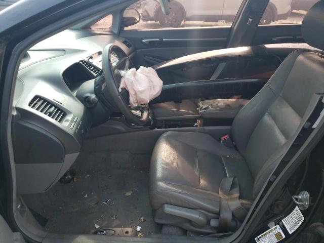 19XFA1F99AE016855 - 2010 HONDA CIVIC EXL BLACK photo 7