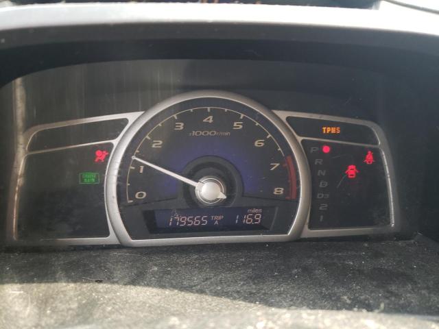 19XFA1F99AE016855 - 2010 HONDA CIVIC EXL BLACK photo 9