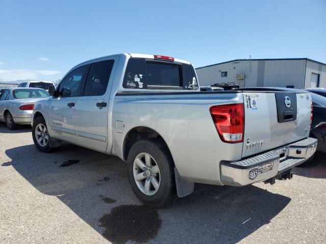 1N6AA0EK4BN325815 - 2011 NISSAN TITAN S SILVER photo 2