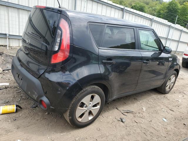 KNDJN2A26F7162166 - 2015 KIA SOUL BLACK photo 3