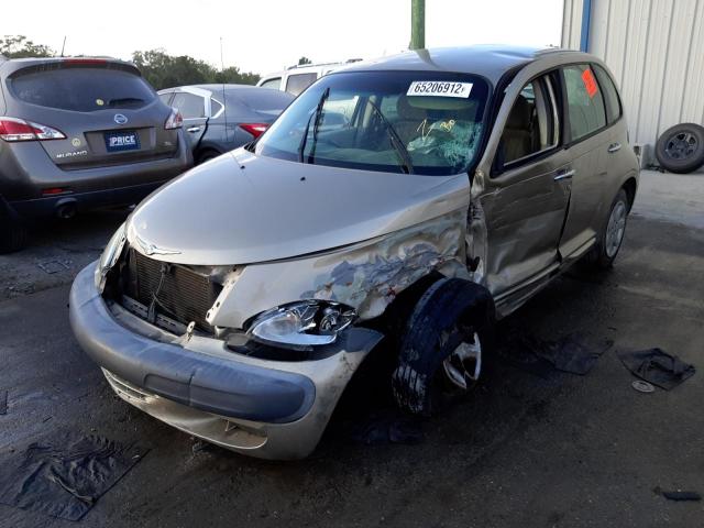 3C4FY48B52T337267 - 2002 CHRYSLER PT CRUISER CLASSIC GOLD photo 2