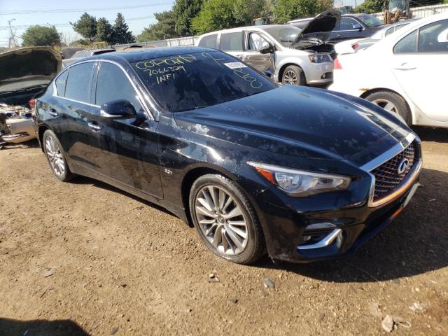 JN1EV7AR9JM437733 - 2018 INFINITI Q50 LUXE BLACK photo 4