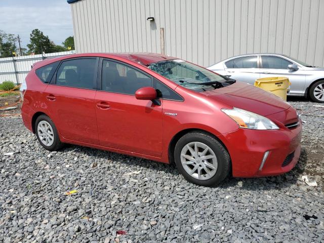 JTDZN3EU3C3147745 - 2012 TOYOTA PRIUS V RED photo 4