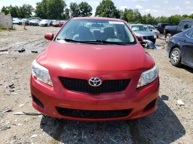 1NXBU4EE4AZ179237 - 2010 TOYOTA COROLLA BASE RED photo 5