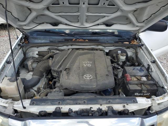 3TMJU4GN7AM099044 - 2010 TOYOTA TACOMA DOUBLE CAB PRERUNNER WHITE photo 11