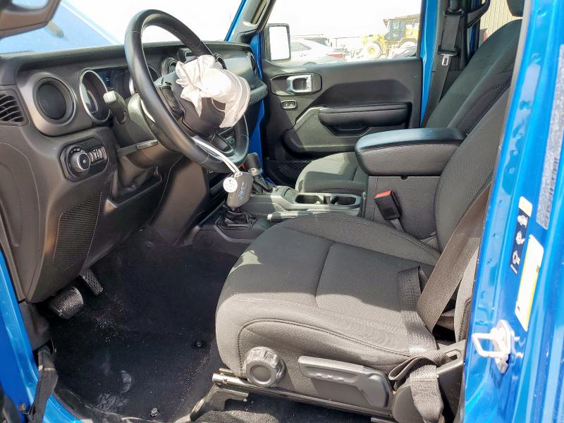 1C4HJXDG1MW830084 - 2021 JEEP WRANGLER U SPORT Կապույտ լուսանկար 7