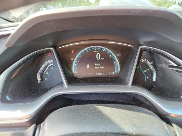 JHMFC1F79JX009492 - 2018 HONDA CIVIC EXL GRAY photo 9