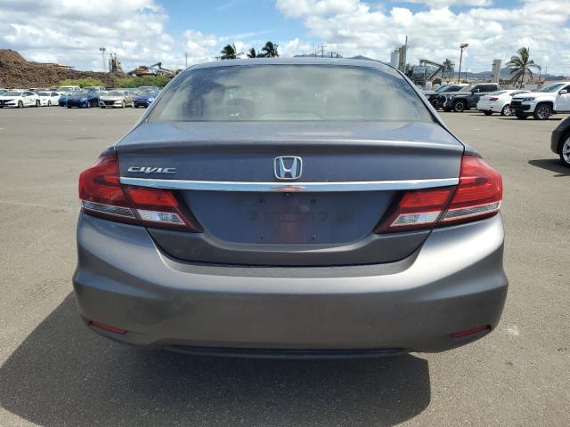 19XFB2F57EE047026 - 2014 HONDA CIVIC LX GRAY photo 6