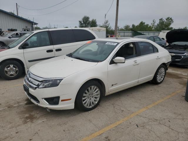 3FADP0L39AR165104 - 2010 FORD FUSION HYBRID WHITE photo 1