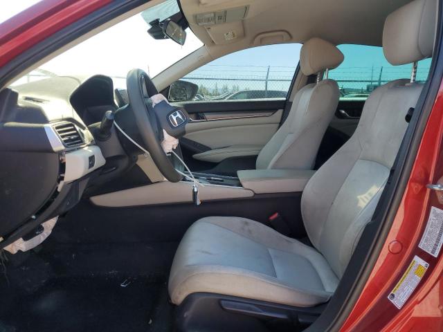 1HGCV1F11KA151206 - 2019 HONDA ACCORD LX MAROON photo 7