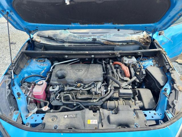 2T3LWRFV8KW007957 - 2019 TOYOTA RAV4 LE BLUE photo 12