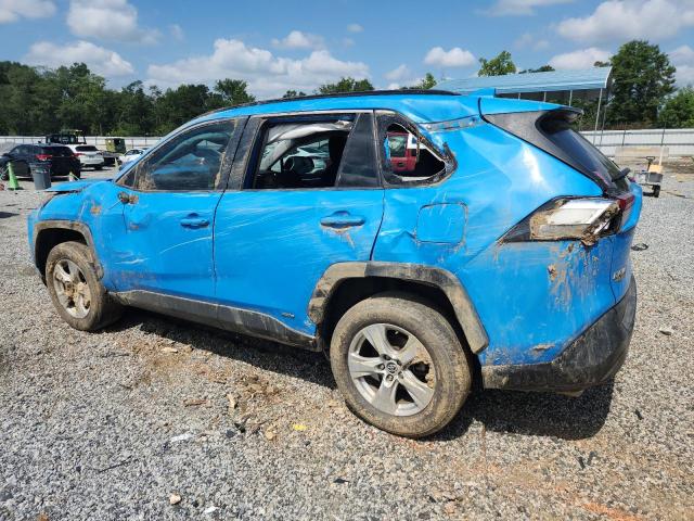 2T3LWRFV8KW007957 - 2019 TOYOTA RAV4 LE BLUE photo 2