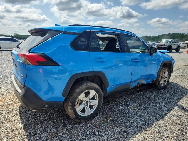 2T3LWRFV8KW007957 - 2019 TOYOTA RAV4 LE BLUE photo 3