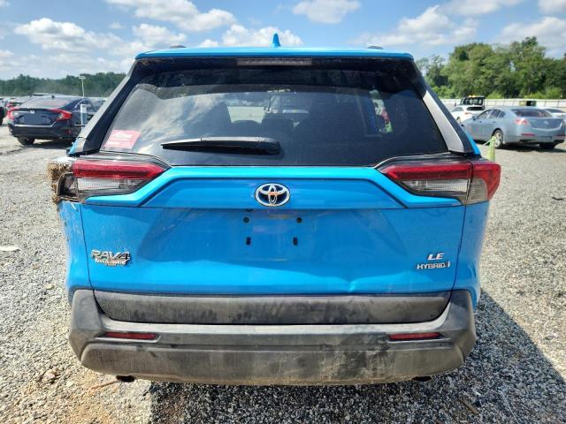 2T3LWRFV8KW007957 - 2019 TOYOTA RAV4 LE BLUE photo 6