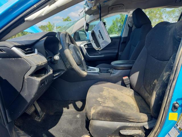 2T3LWRFV8KW007957 - 2019 TOYOTA RAV4 LE BLUE photo 7