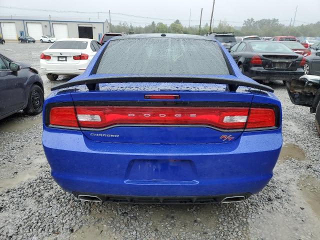 2C3CDXCTXDH654266 - 2013 DODGE CHARGER R/T BLUE photo 6