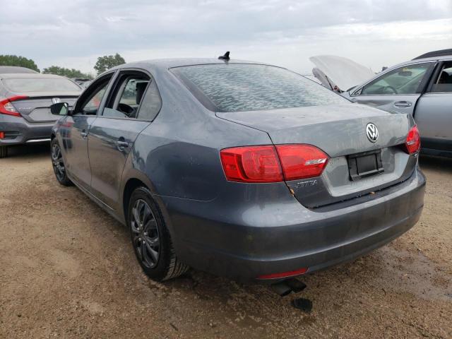 3VWD17AJ2EM224967 - 2014 VOLKSWAGEN JETTA SE GRAY photo 2