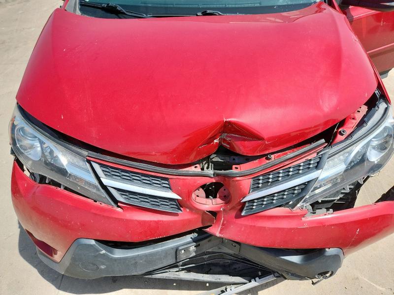 2T3DFREV5DW066800 - 2013 TOYOTA RAV4 LIMITED Qırmızı foto 12