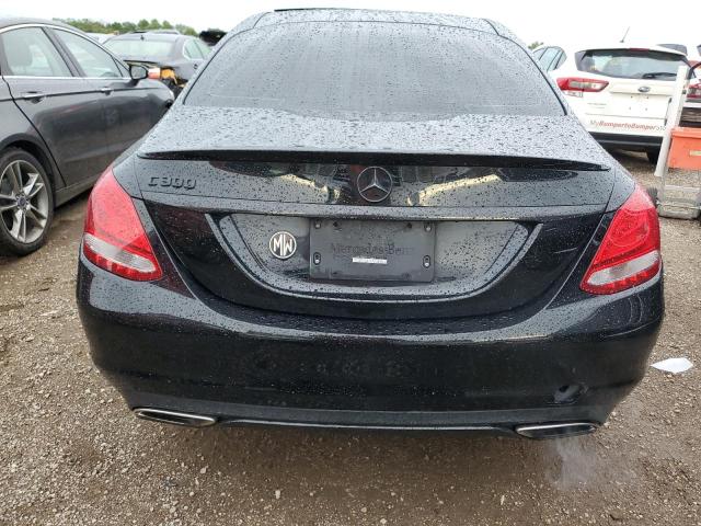 55SWF4KB1HU194693 - 2017 MERCEDES-BENZ C 300 4MATIC BLACK photo 6
