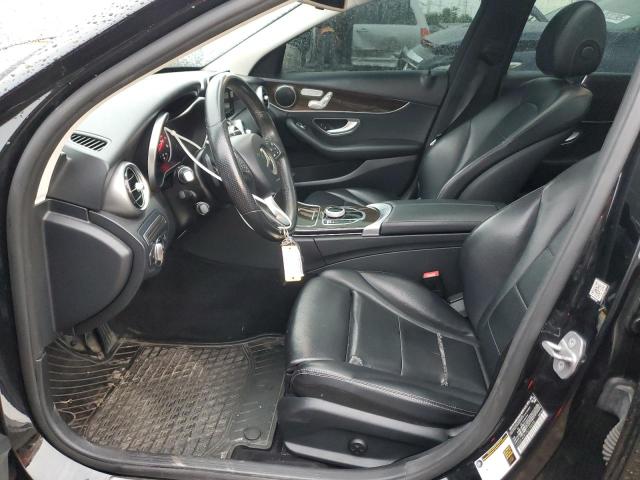 55SWF4KB1HU194693 - 2017 MERCEDES-BENZ C 300 4MATIC BLACK photo 7
