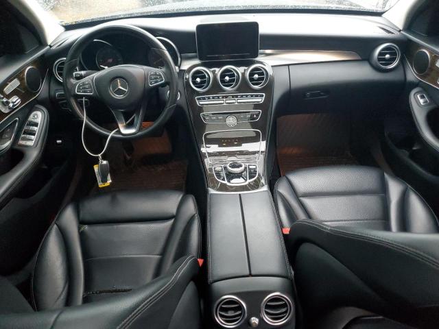 55SWF4KB1HU194693 - 2017 MERCEDES-BENZ C 300 4MATIC BLACK photo 8